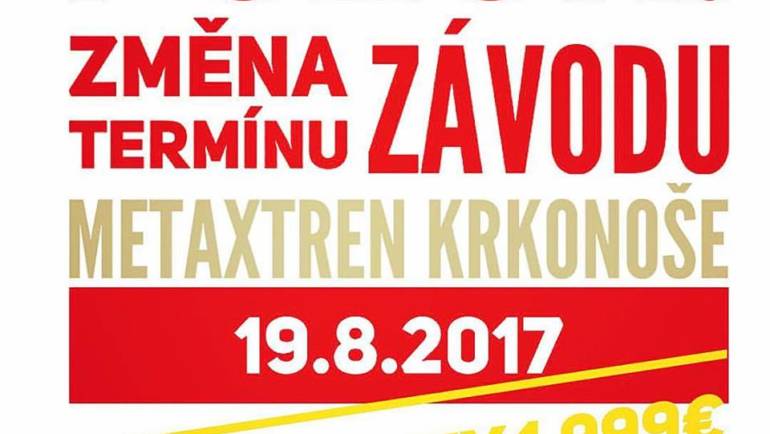 metaXtren Harrachov o týden dříve